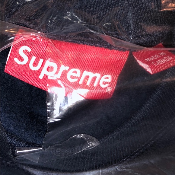 boxlogo crewneck navy large deadstock - Picture 3 of 5